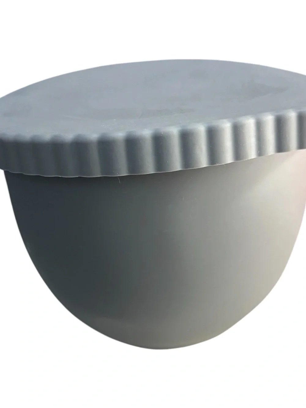 Silicone Kitchen Aid 5 Qt Mixing Bowl Liner Lidded Tilt Head Space Saver GRAY